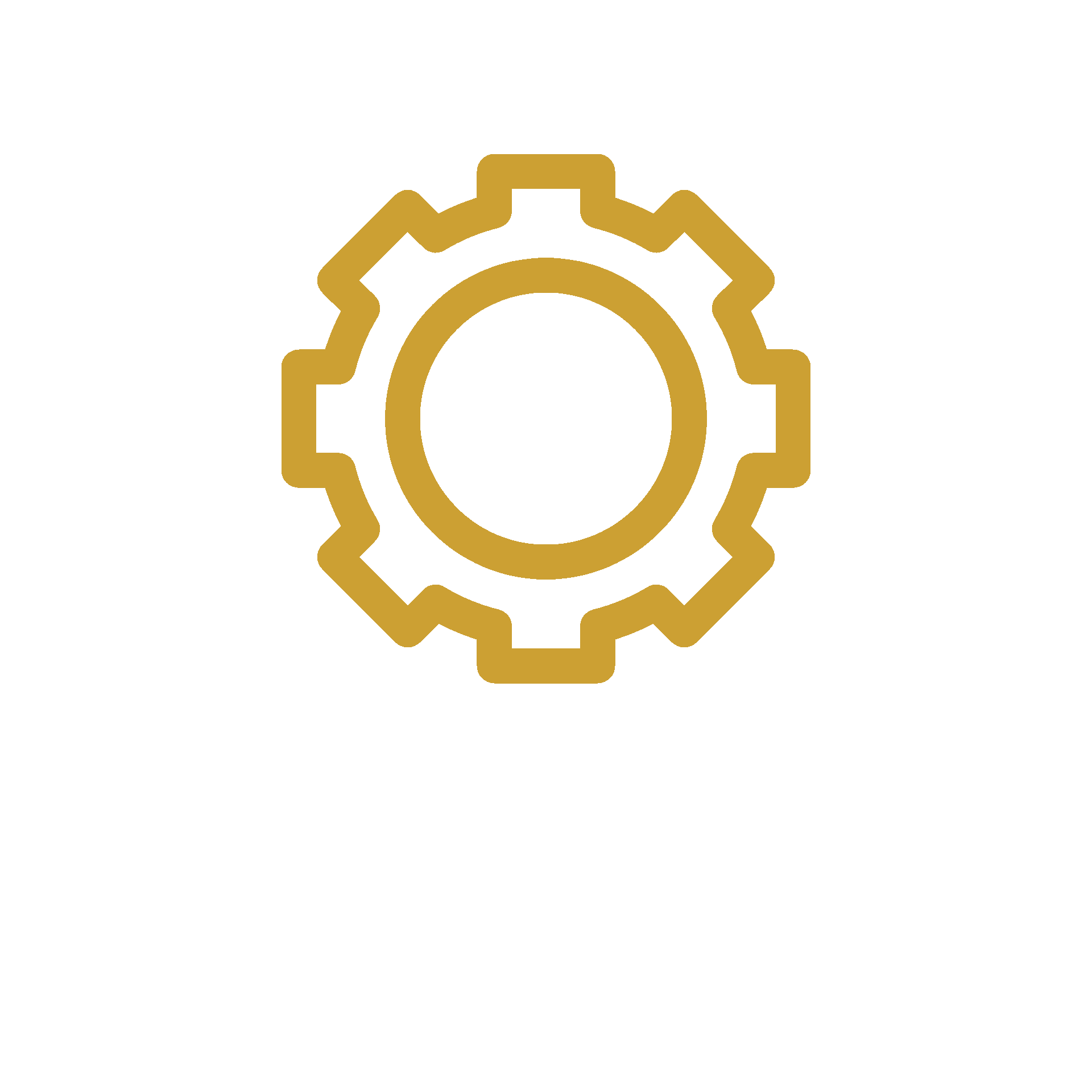 Creative Bulls Asset Managers – icona con mani che sostengono un ingranaggio con simbolo del dollaro che rappresenta gestione patrimoniale, finanza e strategie di marketing per gli investimenti.