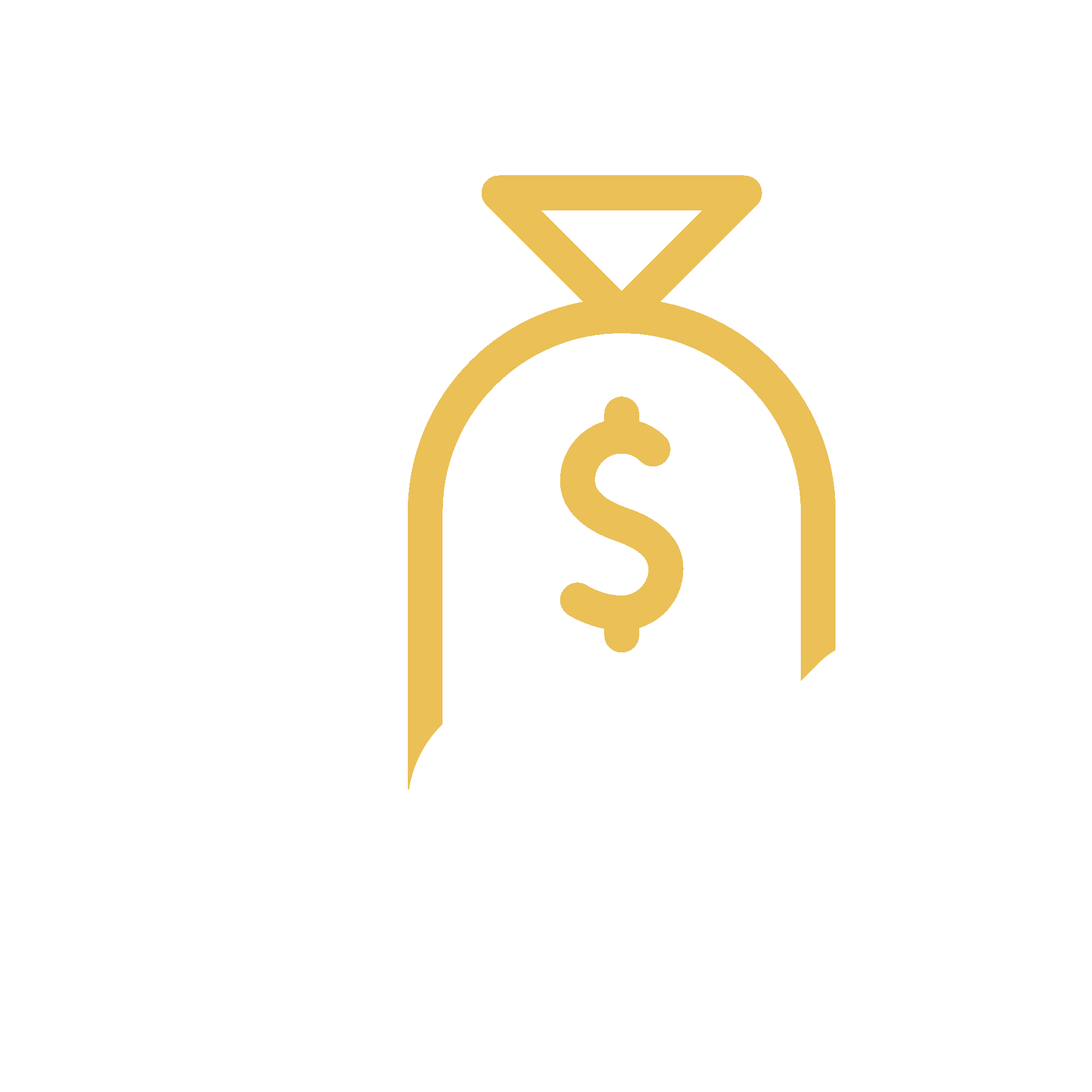 Creative Bulls Venture Capitalist – icona con mano che regge un sacco di denaro che rappresenta finanza, investimenti e strategie di marketing per la crescita.